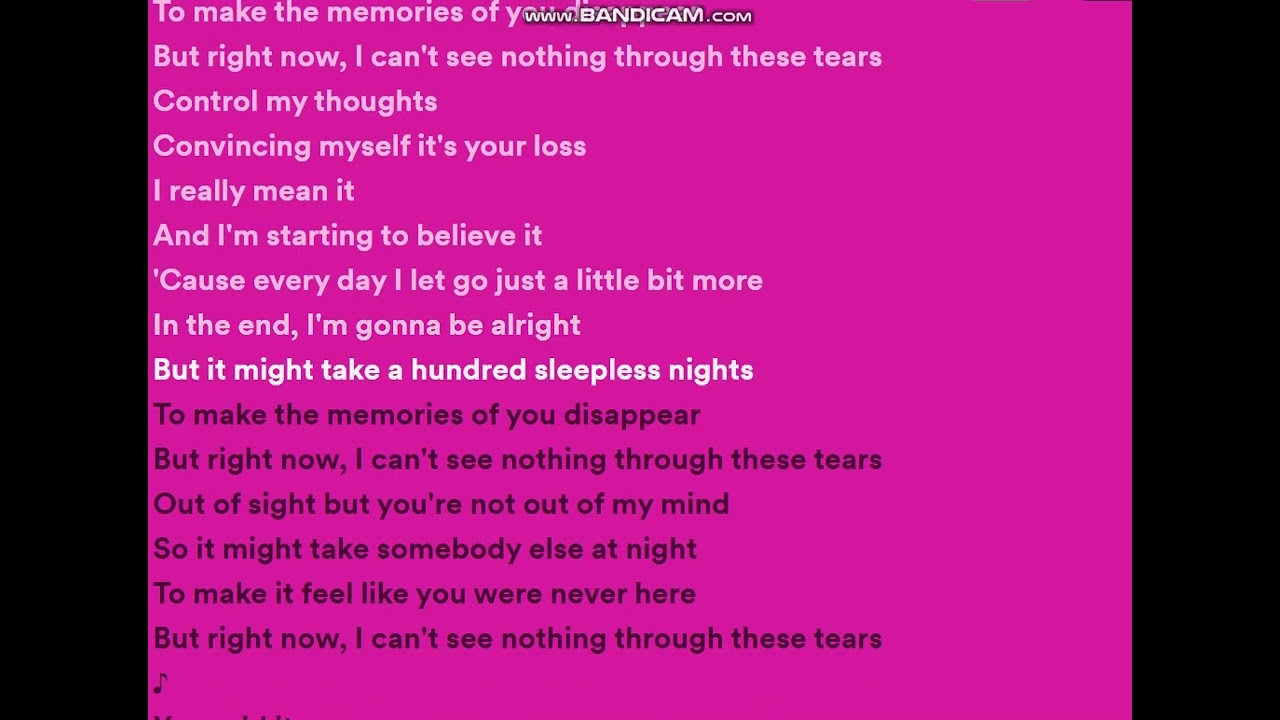LANY - Thru These Tears (Lyric Video) ๐ถ