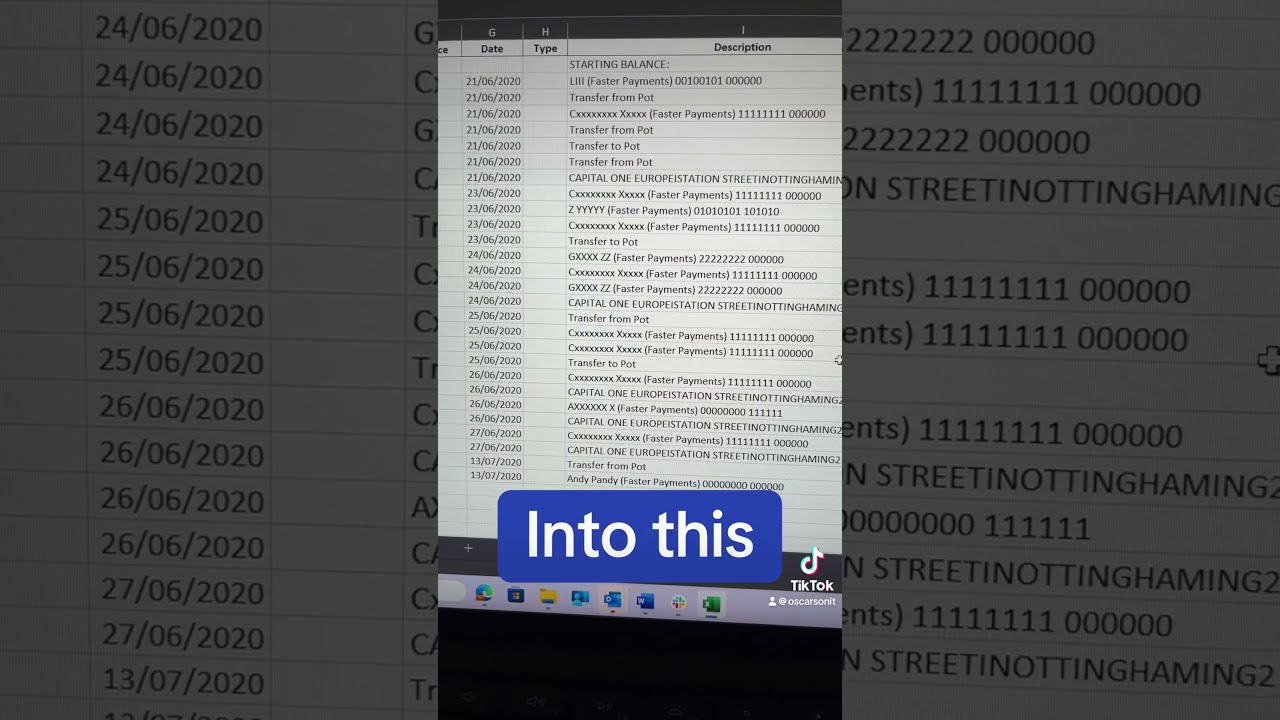 Convert PDF Bank Statements to Excel with Oscar
