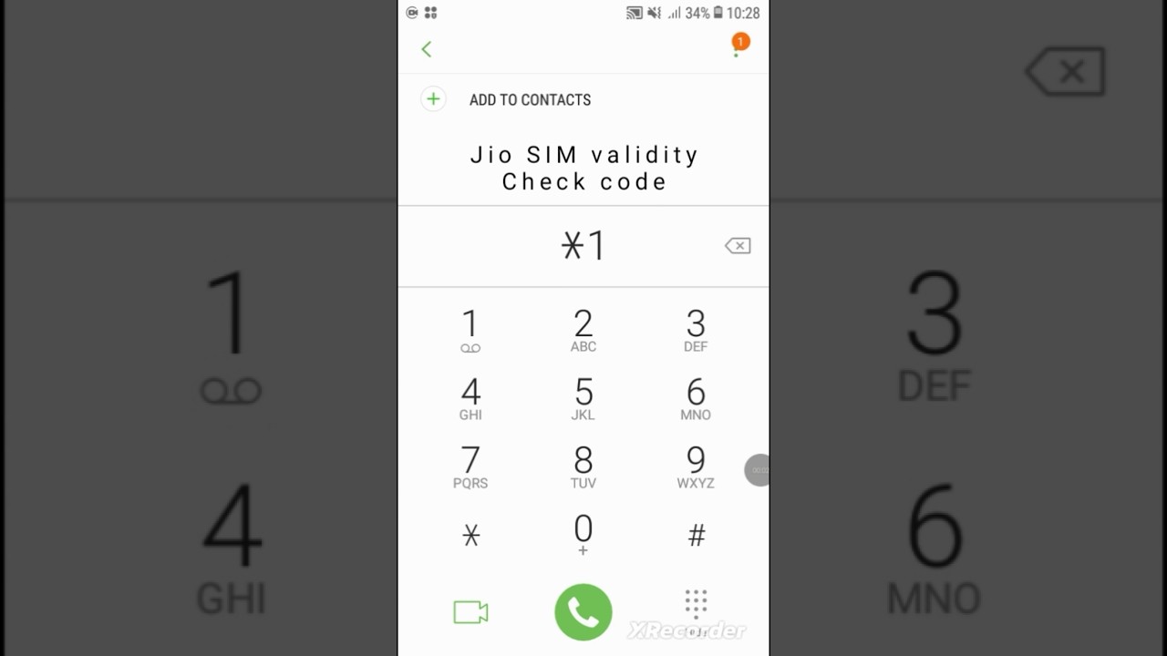 Jio SIM Validity Check Method 📱