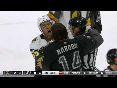 Tampa Bay vs Vegas Golden Knights Scrum