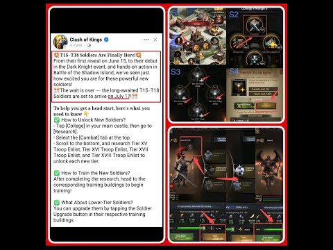 Clash of Kings: T15-T18 Soldiers Are Finally.