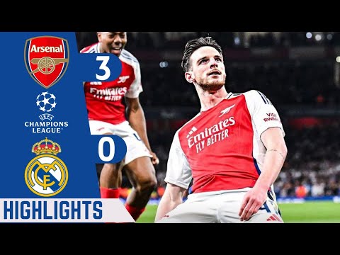 Arsenal Dominates Real Madrid 3-0 | Match Highlights 2025 ⚽