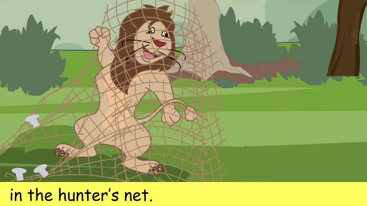 The Lion & The Mouse | Animated Nursery Story 🦁