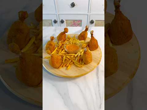 افخاد الدجاج والبطاطس المقرمشة من وصفات رمضان تابعوني لتشوفو اطيب  الوصفات 😍 #chicken