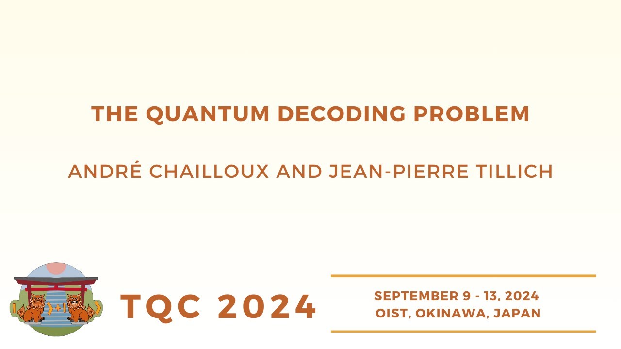 Unlocking the Quantum Decoding Challenge 🧩 | Insights from TQC 2024
