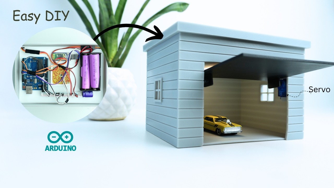 Build a Smart Garage Door with Arduino 🚗