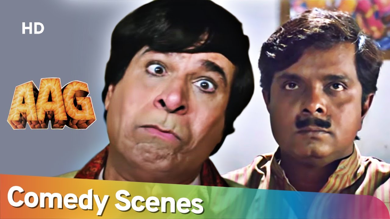 दो भाइयों की लड़ाई: कॉमेडी सीन | मूवी आग 🎬