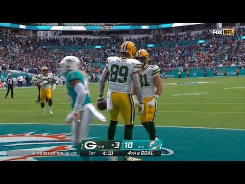 Aaron Rodgers Hits Marcedes Lewis For 4th & Goal TD