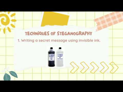 ENGLISH II | MEETING 10 STEGANOGRAPHY