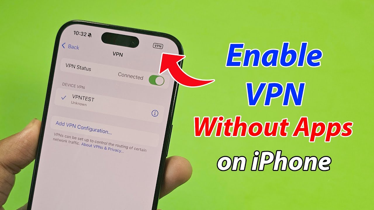Free VPN Setup for iPhone Without App 🔒
