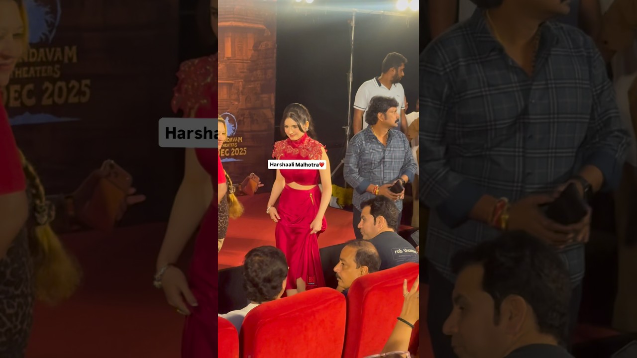 Harshaali Malhotra at Akhanda 2 Song Launch 🎶