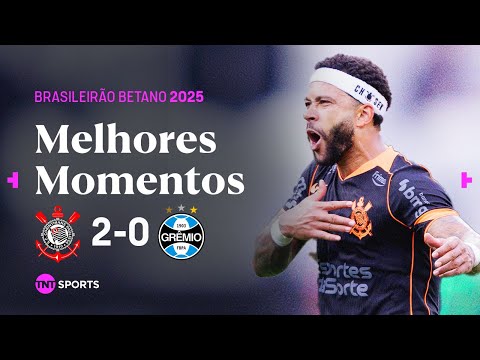MEMPHIS VOLTA A MARCAR E TIMÃO VENCE! CORINTHIANS 2X0 GRÊMIO - MELHORES MOMENTOS