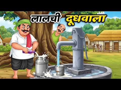 рд▓рд╛рд▓рдЪреА рджреВрдзрд╡рд╛рд▓рд╛ | LALCHI DOODHWALA | HINDI KAHANIYA | HINDI STORIES | HINDI KAHANI | MORAL BEDTIME