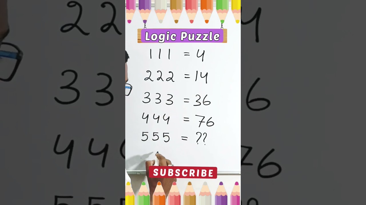 Can You Solve This Brain-Teasing Math Logic Puzzle? 🧩