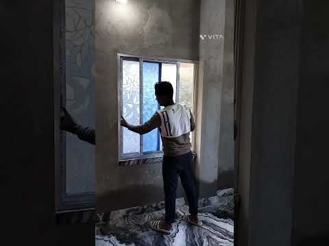 Aluminium sliding window