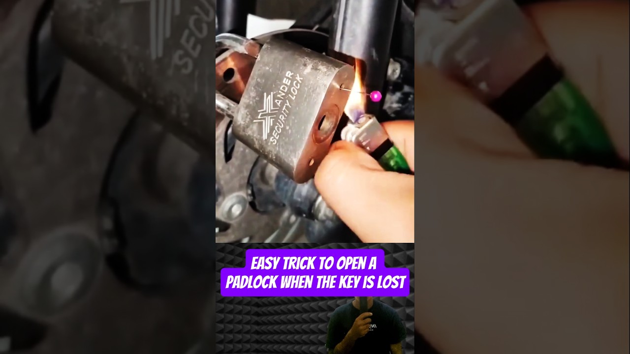 Quick Tips to Open a Padlock Without the Key 🔓
