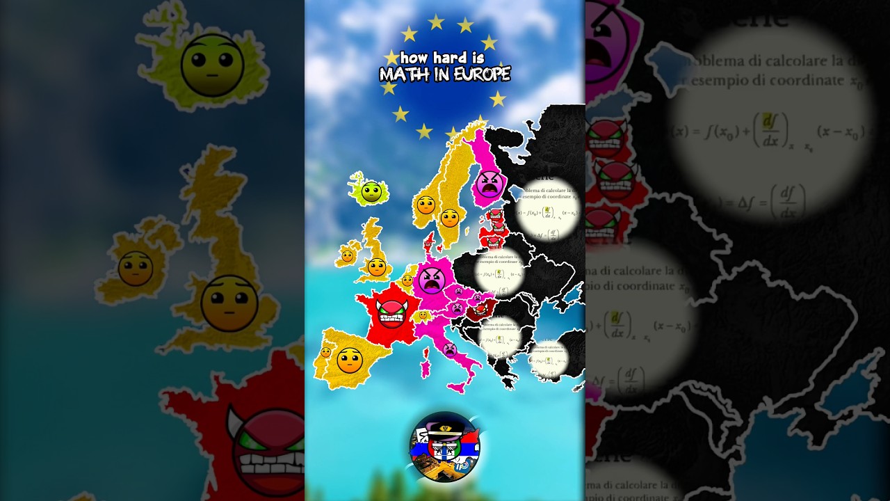 How Challenging Is Math Education Across Europe? 🇪🇺