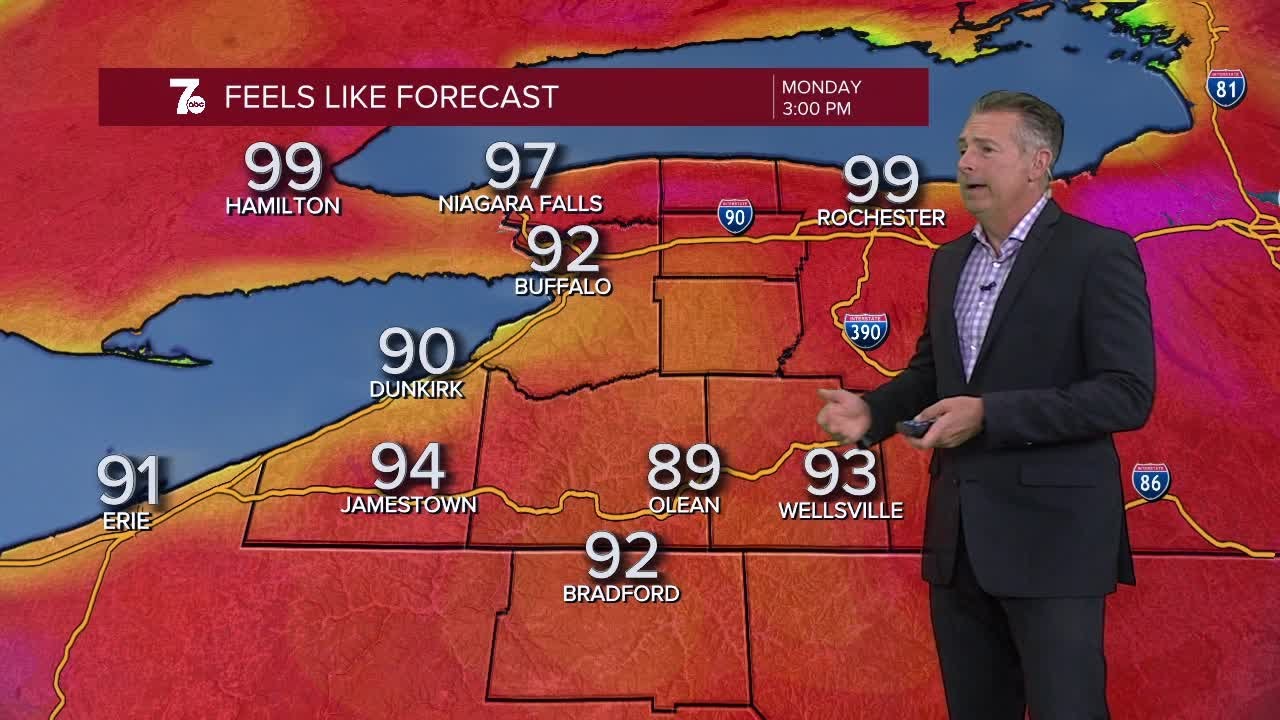 7 Buffalo Monday Noon Weather Update ☀️ - June 23