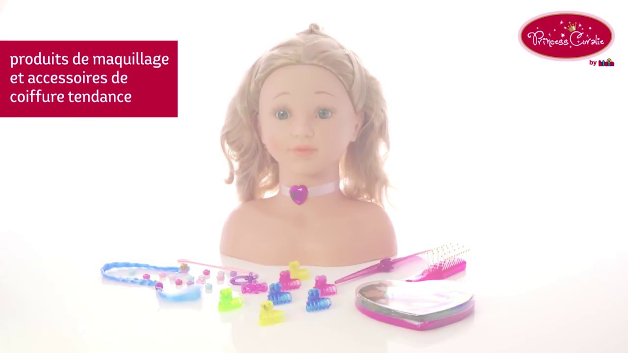 Jouets Klein Princess Coralie Tête à Coiffer & Maquiller