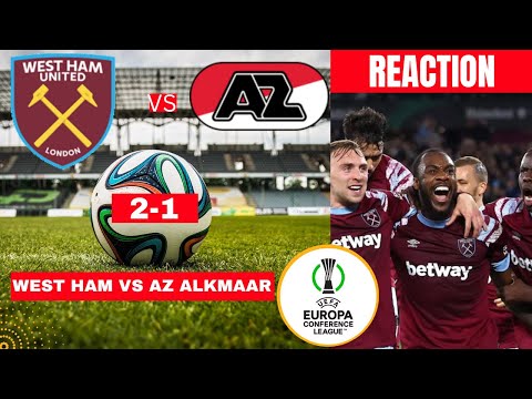 West Ham vs AZ Alkmaar 2-1 Live Stream Conference league Football Match UEFA Commentary Highlights