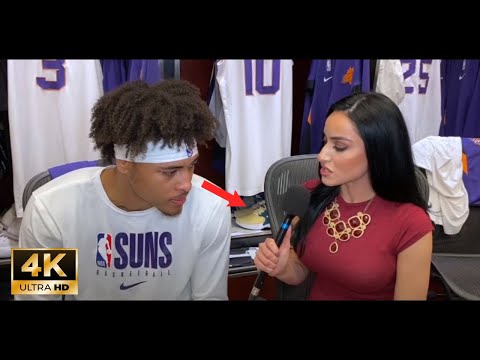 Seductive Reporter Tries To Make Kelly Oubre Jr Fold
