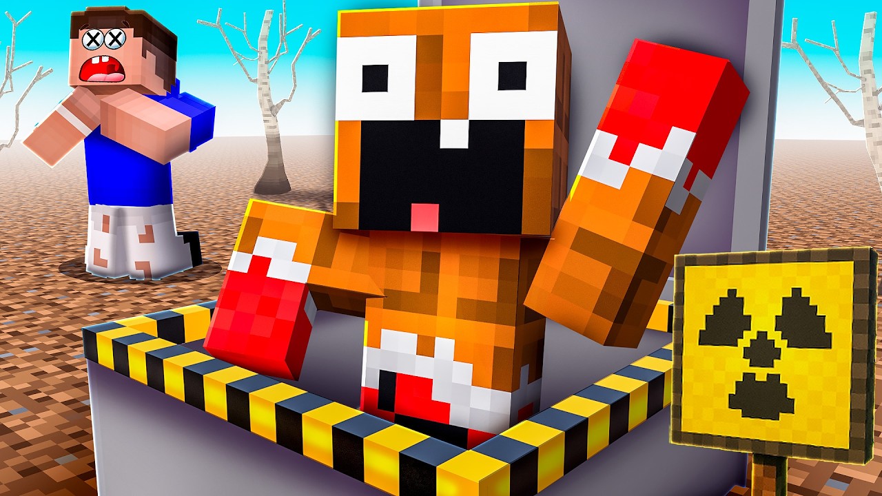 Застряли в ядерном бункере 99 ночей в Minecraft! 🏢