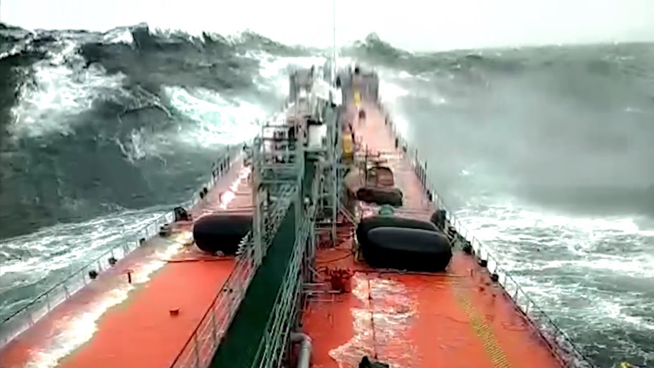 Ships Confront Massive Storms 🌊