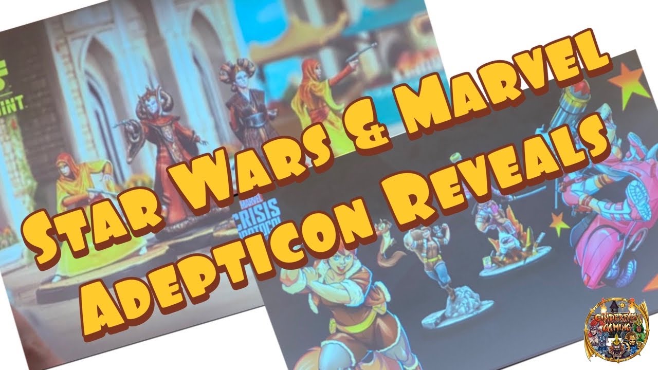Adepticon Reveals: Marvel & Star Wars Miniatures 🎲