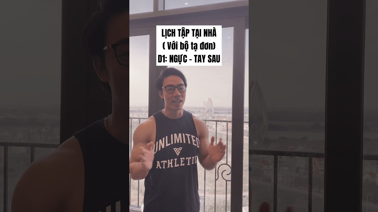Lịch Tập Tại Nhà với Bộ Tạ Đơn | Ngực & Tay Sau - Ngày 1 💪