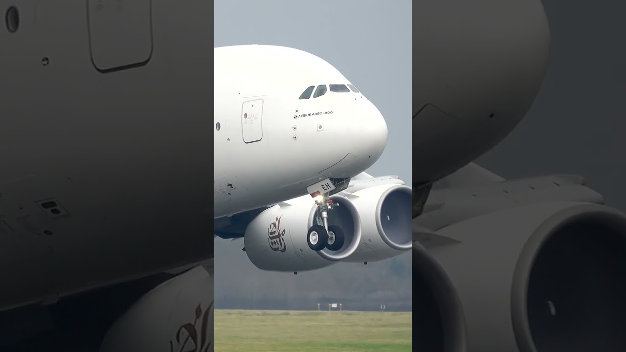 A380 Super Takeoff ✈️ Live Plane Spotting from Manchester