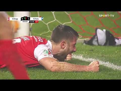 Goal | Golo Fransérgio: SC Braga (1)-1 FC Porto (Taça da Portugal 20/21)