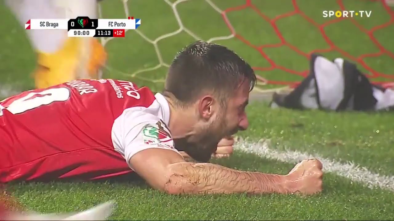 Golo de Golo Fransérgio garante empate do SC Braga contra FC Porto na Taça de Portugal ⚽