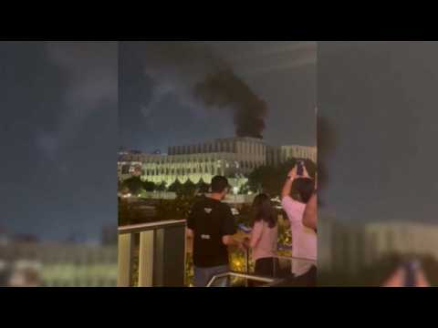 Пожар в американском консульстве в Дубае 🔥