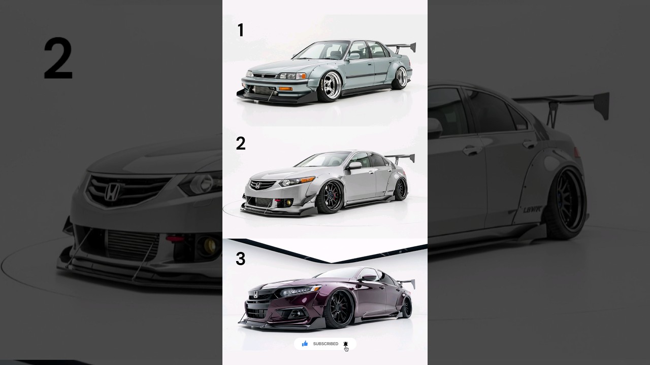 Widebody Accord Showdown: 90s, 2010s & 2020s 🚗