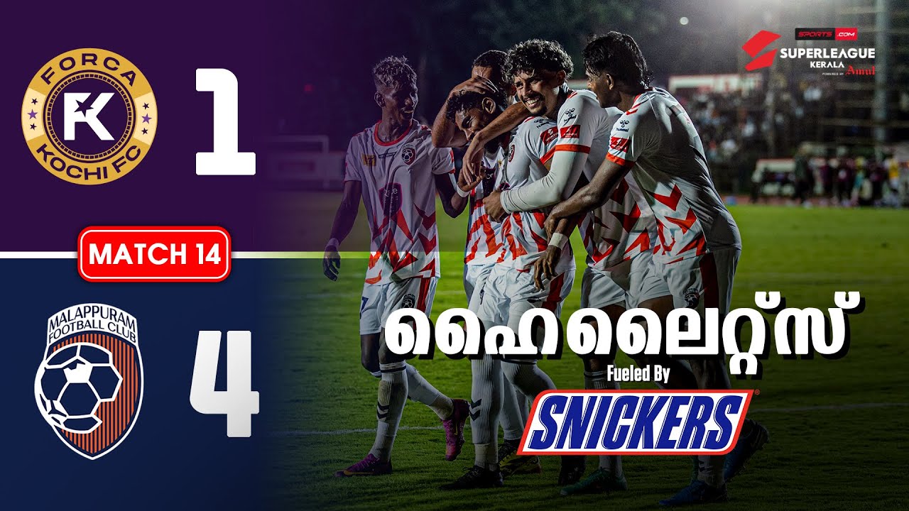 M14: Super League Kerala 2025: Forca Kochi FC vs Malappuram FC Highlights ⚽