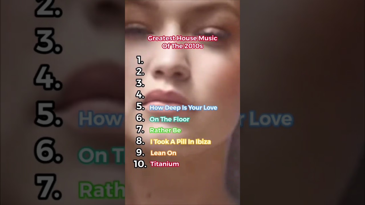 Top House Songs of the 2010s 🎶