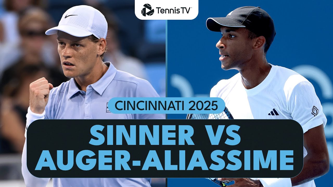 Jannik Sinner vs Felix Auger-Aliassime | Cincinnati 2025 Epic Quarterfinal Showdown 🎾