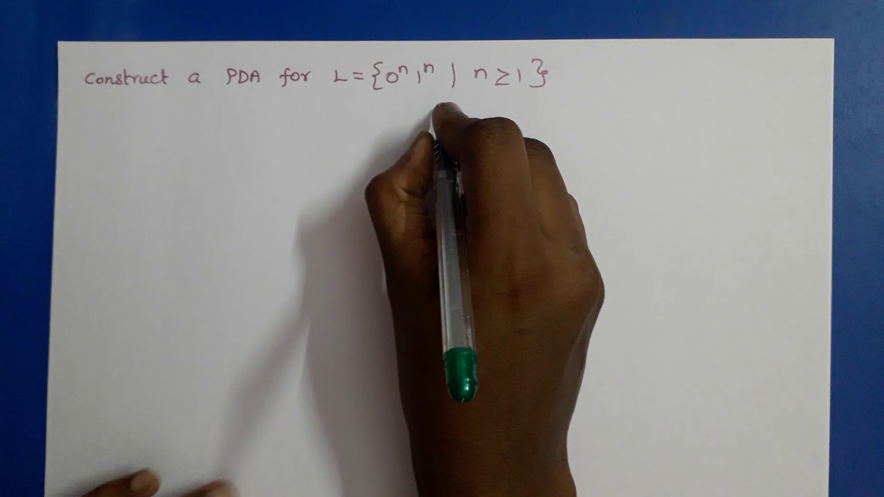 Introduction to Pushdown Automata with Example: Language 0^n 1^n