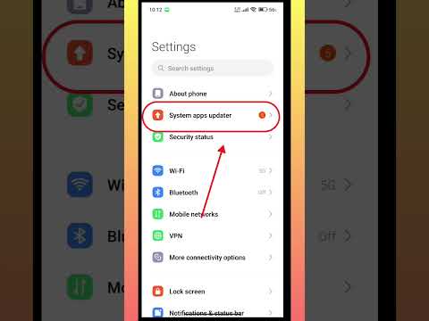 How to easily update the system apps in Xiaomi and Redmi Phones #shorts #hyperos #redmi #xiaomi