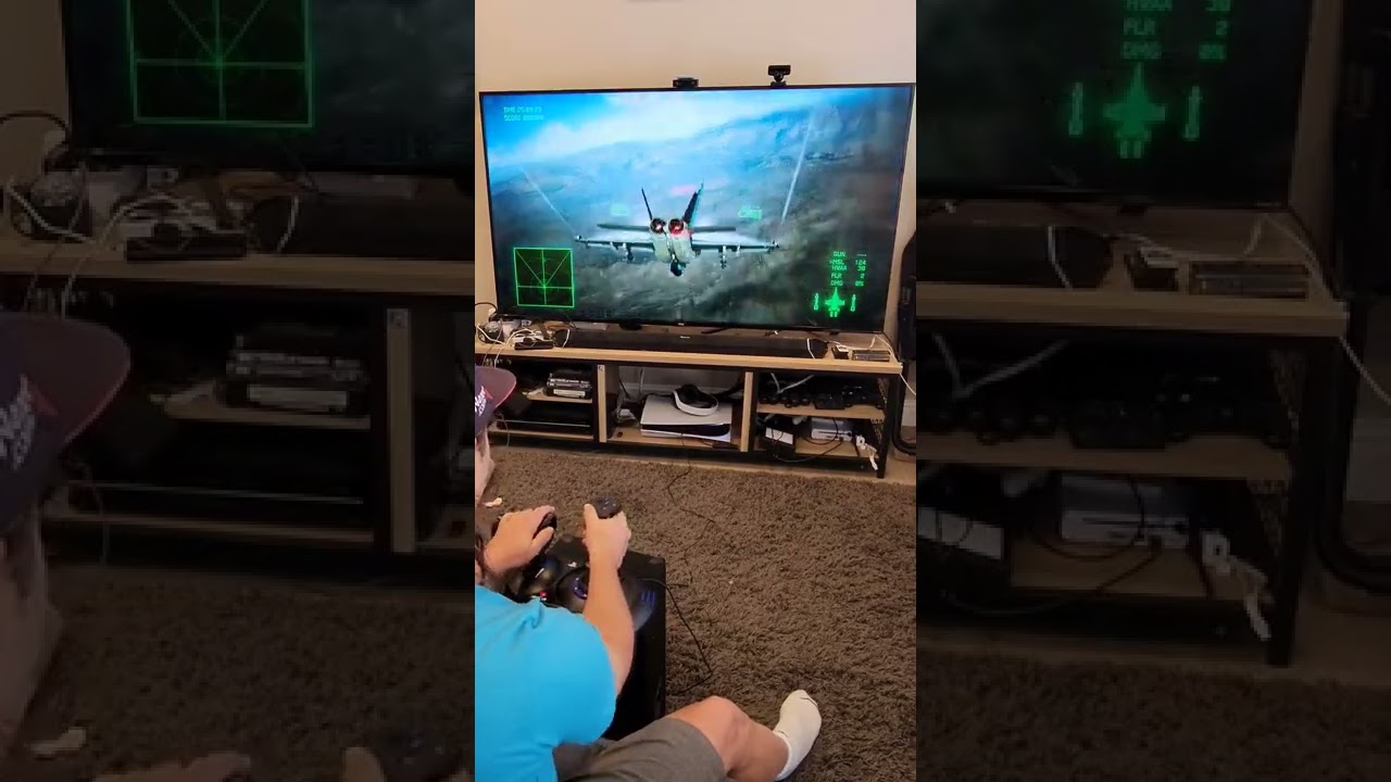 F-18 Post Stall Maneuver with Flight Stick ✈️