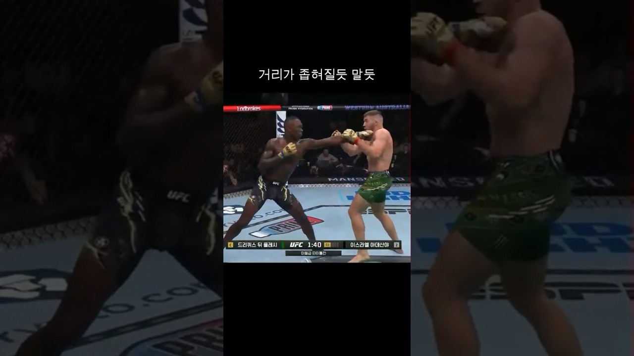 UFC305 아데산야 vs 뒤플레시 주요장면 #ufc #ufc305 #아데산야