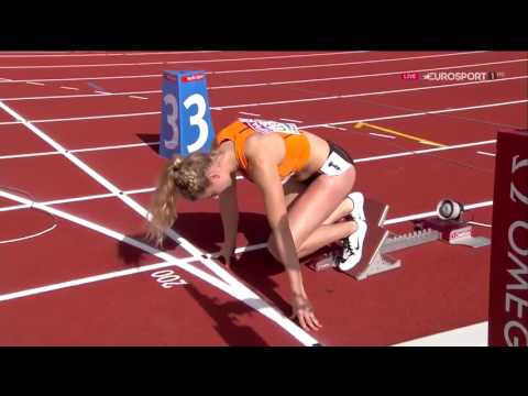 260 Ivet Lalova Collio 200m Women's Semifinal 3 HD European Athletics Championships Amsterdam 2016