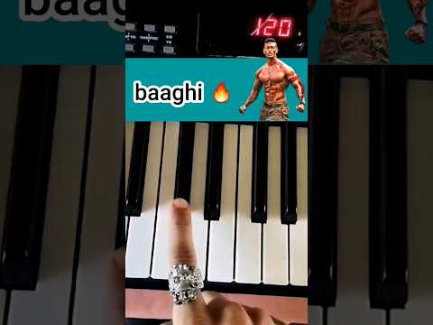 baaghi 3 - get ready to fight ( bgm cover ) | piano | #baaghi3 #piano #shorts