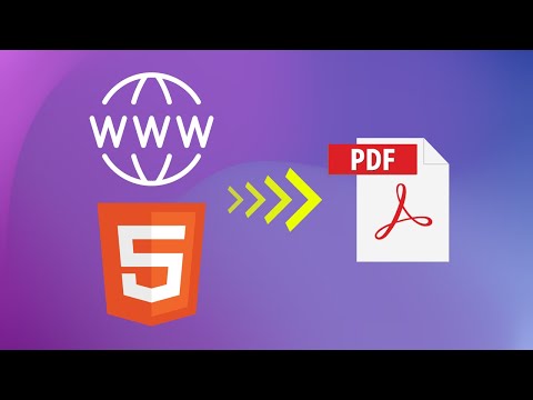Generate PDF File from Any Webpage | HTML to PDF Generator Tool
