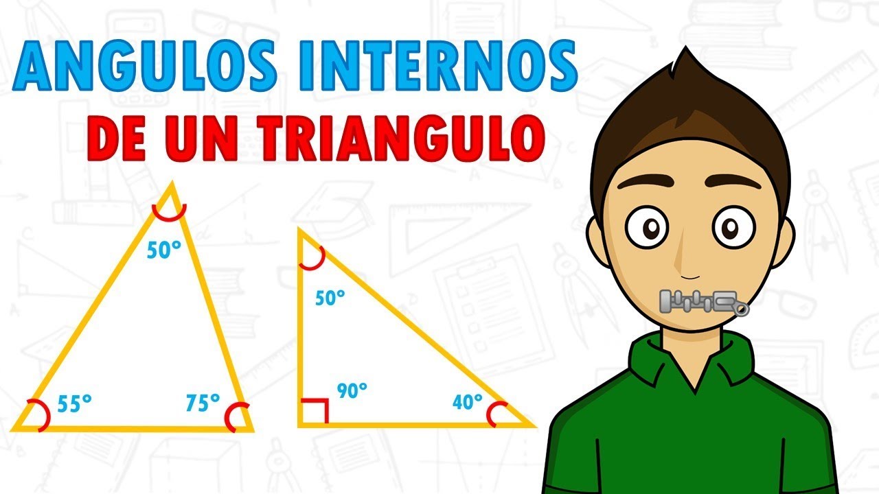 Ángulos internos de un triángulo para principiantes ✏️
