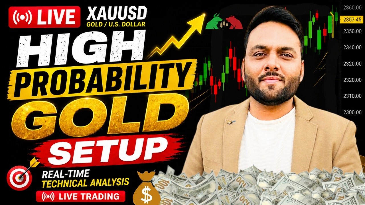 Live Gold Trading: XAUUSD High-Probability Setup 📈