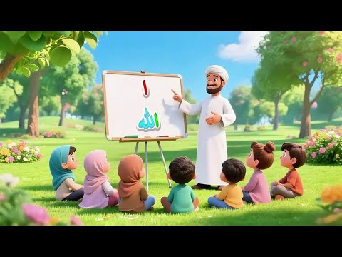 Alifun Allah Ba Baitullah 🕋 | Arabic Alphabet Nasheed in 3D Animation 🎶