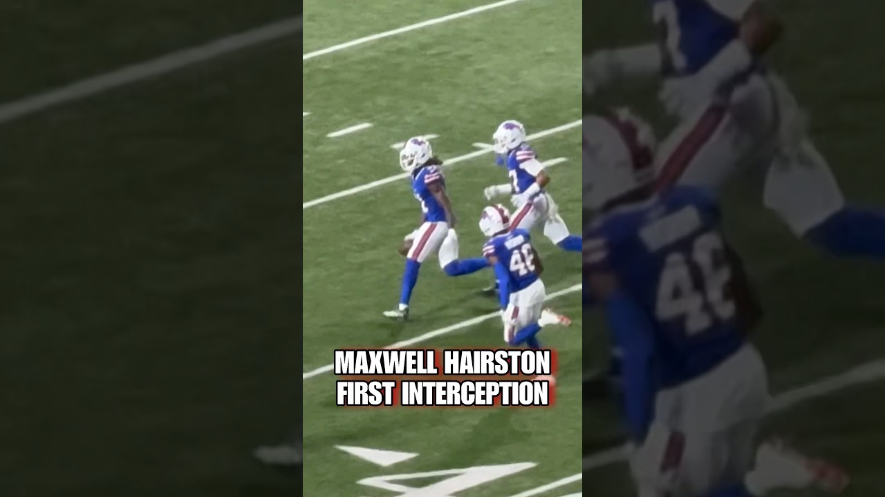 Maxwell Hairston’s Clutch First Career Interception vs. Chiefs 🏈