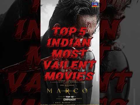 TOP 5Most Violent Brutal Indian Action Movies like Marco || TOP 10 CINEMAZIC #marco #pushpa2