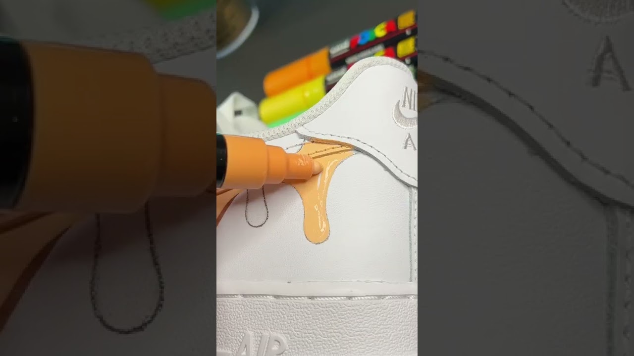 Custom Air Force 1 Sneakers! 🎨 #shorts